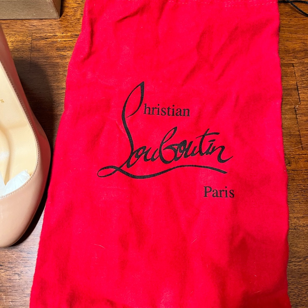 Christian Louboutin Paris Fifille 100 Patent Nude - Picture 5 of 10
